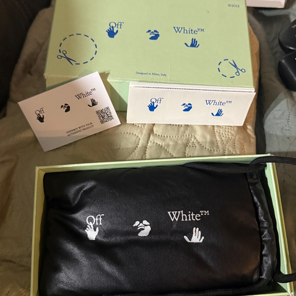 Authentic Manchester Off-White optical frames with Black Glasses Case